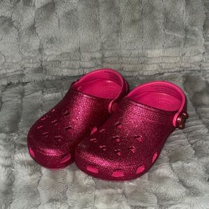 Disney Mickey Mouse Icon Clogs Adults Crocs – Pink Glitter